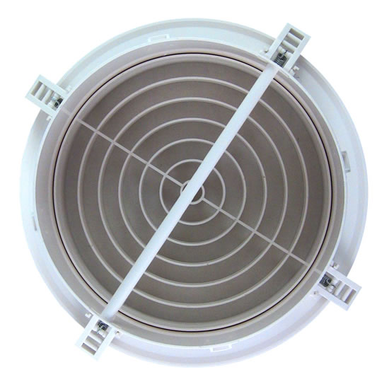 HVACQuick AirScape MVJ Round Plastic Diffusers With NO Damper