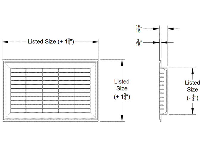 154R dimensions