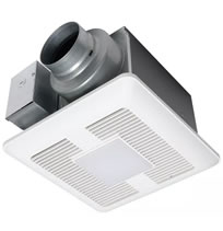 Panasonic WhisperCeiling DC SmartFlow Exhaust Fans With LED Light