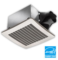 Delta BreezSignature Ceiling Mounted Fans With HUMIDITY Sensor - 4" Duct