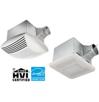fans delta ceiling bathroom mounted light duct hvacquick ventilation residential bath
