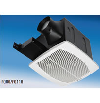 Fantech FQ Series Quiet Ceiling Mounted Fans - 4" Duct
