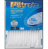 Filtrete 600 Dust and Pollen Reduction Filters from 3M - 1 Inch