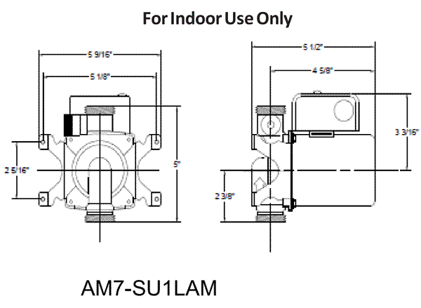 AquaMotion amh3k-7 dimensions