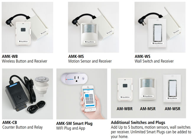 AquaMotion On Demand Accessories