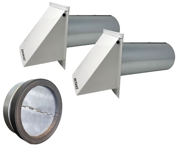 Artis Metals hrv and erv ventilation kit