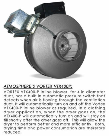 vtx fan with pressure switch