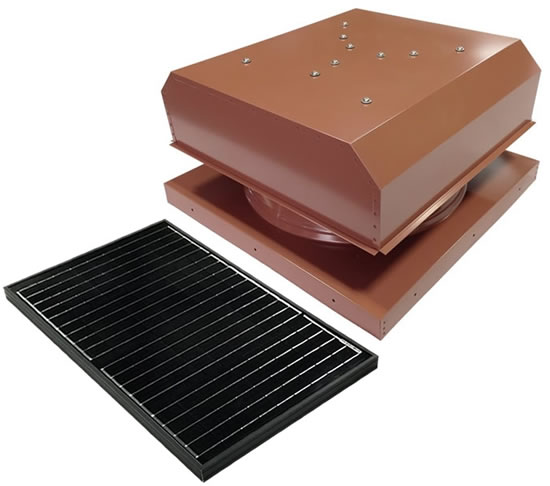 attic breeze cmd series solar attic fan