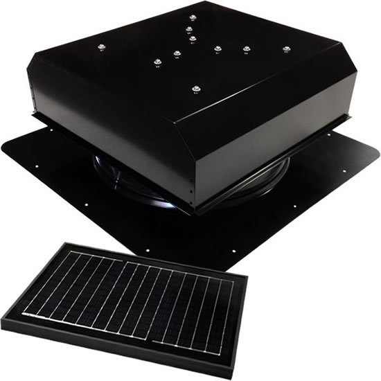 attic breeze sfd series solar attic fan