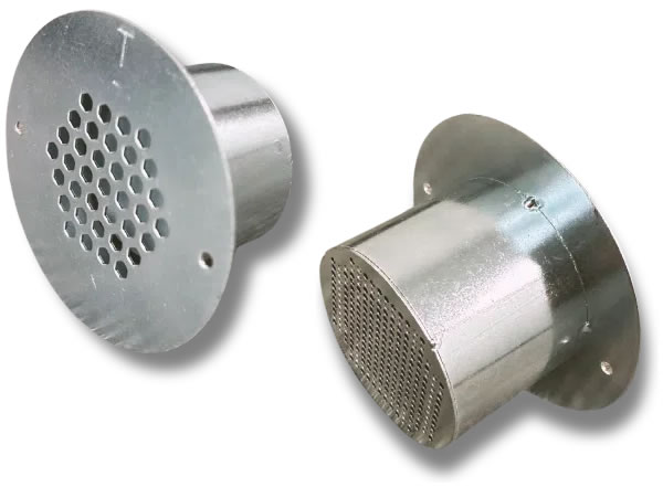 Brandguard round eave  vent
