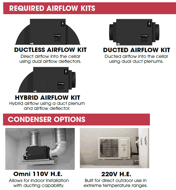 CellarCool Flex Series Configurations