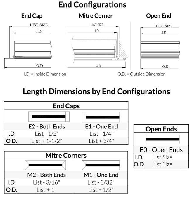 dayus dasl linear diffuser end cap options