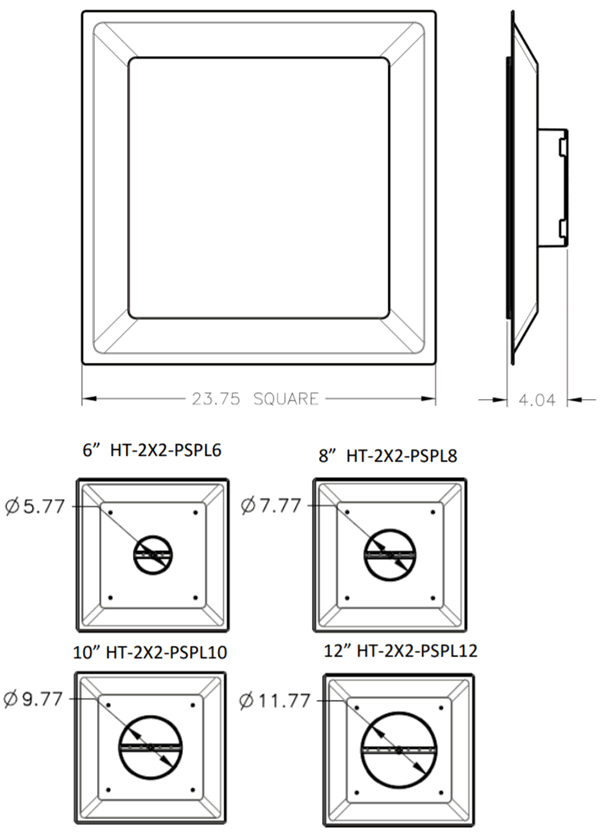 havaco pspl 2x2 grille specs