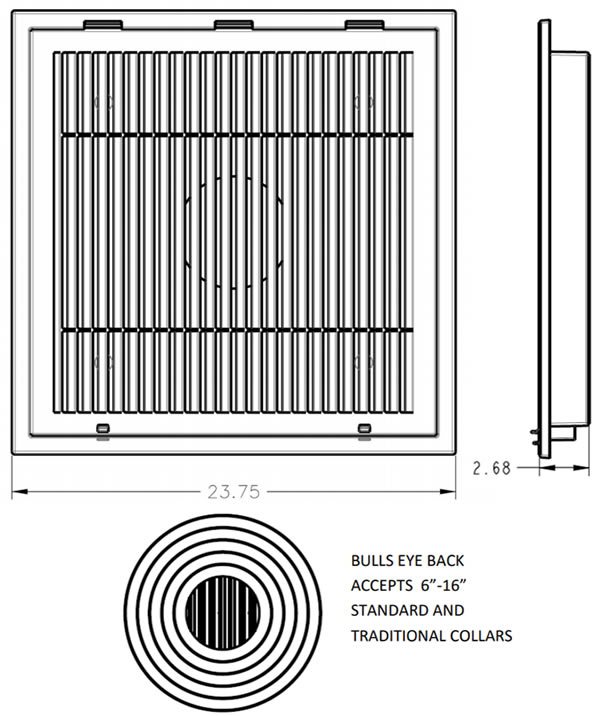 havaco rtn louver return grille specs