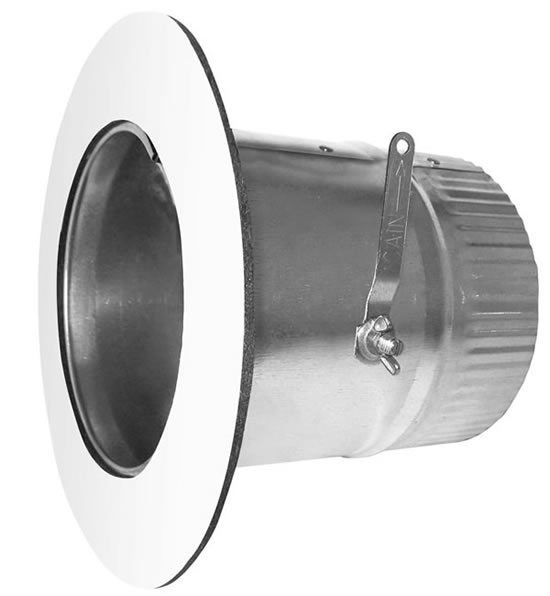 air-tite takeoff with balancing damper side view