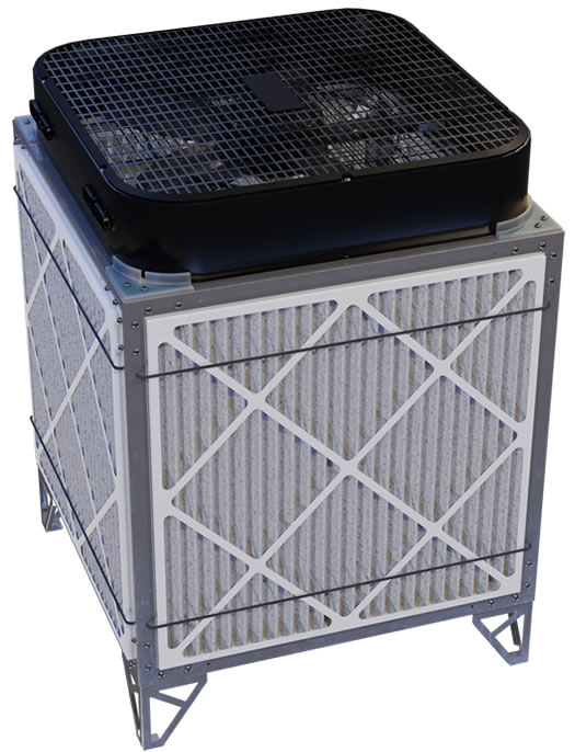 HVACQuick CRFB filter box with fan