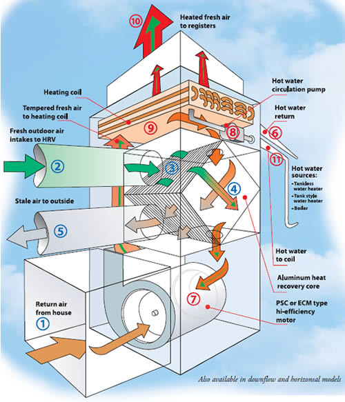 lifebreath CAF clean air furnace