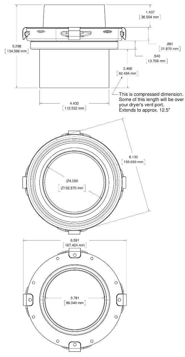 magvent mv-180 dimensions