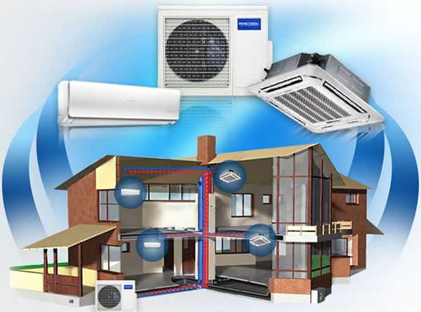 MrCool Olympus heat pump system
