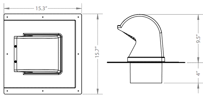 Primex RV28 dimensions