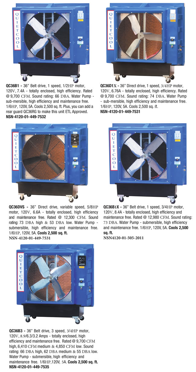 quietcool qc evaporative cooler