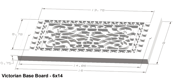 smi ventilation victorian  6x14 grille