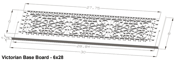 smi ventilation victorian  6x28 grille