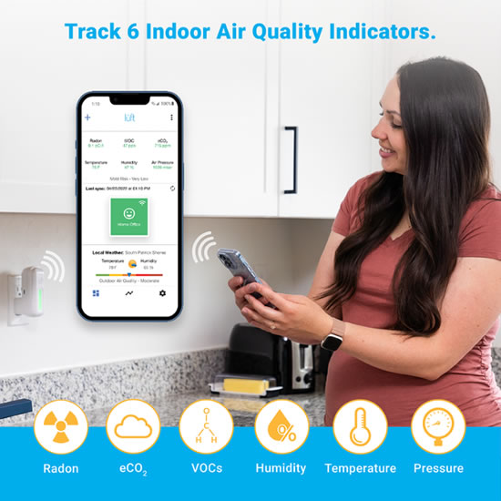 SunRADON luft radon monitor sensors