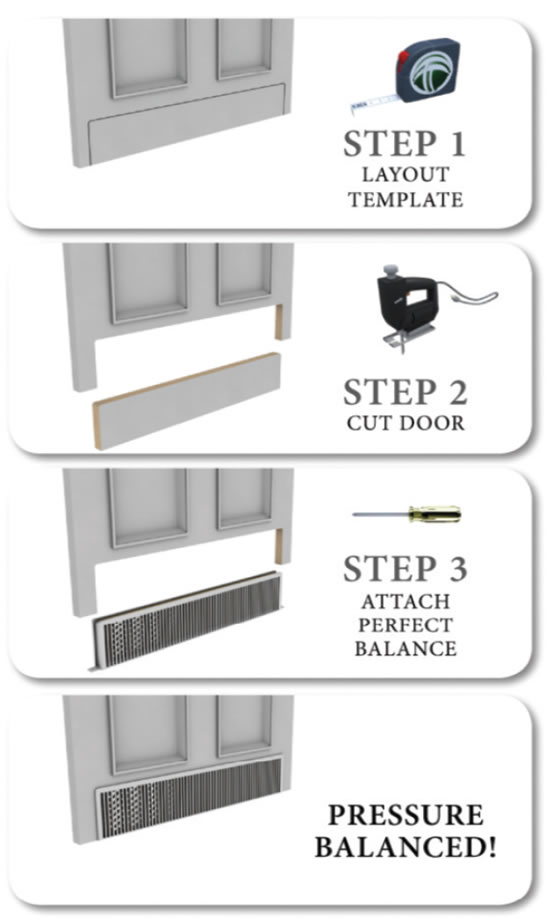 Tamarack RAPD Perfect Balance In-Door Return Air Pathway