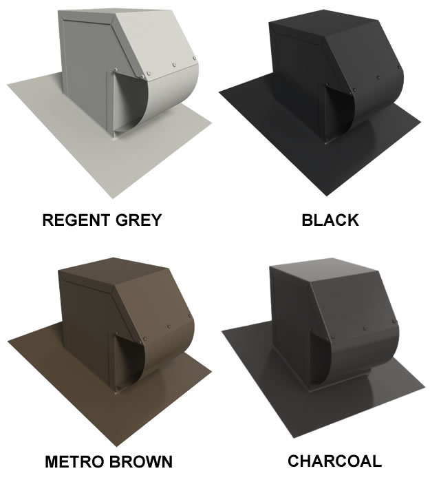 Ventilation Maximum CT Series Roof Cap Colors