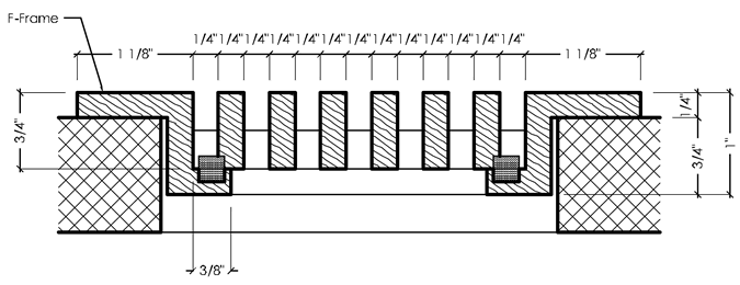 vexell lbf grille dimensions
