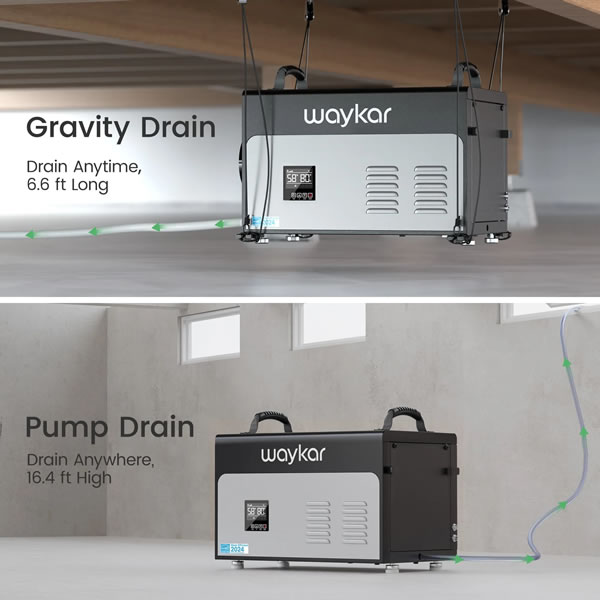 Waykar  CPG130A Dehumidifier Drain