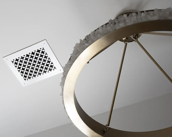 Worth CPV grille installed in ceiling