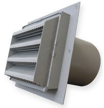 Primex WCL Series Low Profile Intake and Exhaust Wall Caps