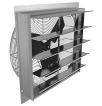 Fantech 2SHE Series Direct Drive Shutter Fans