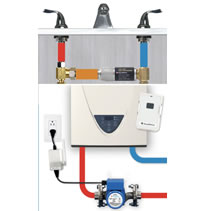 AquaMotion AMH1K-RODRN ON DEMAND Tankless Pump and Valve Hot Water Recirculation System