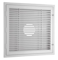 HaVACo 2X2 Plastic Louver Lay-In Return Grilles