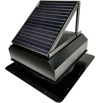 Attic Breeze SFA Series Solar Attic Fans With Attached Panel