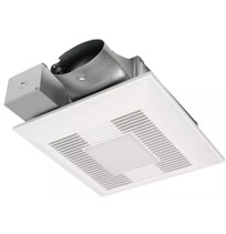 Panasonic WhisperValue DC Low Profile Exhaust Fans With Light
