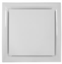 American Louver Stratus 2x2 Plaque T-Bar Diffuser - White