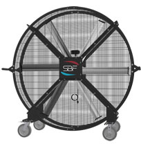 SkyBlade Wingman 6 Foot Mobile Fan With Cart