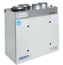 Fantech HERO Series Energy Recovery Fresh Air Appliance (ERV)