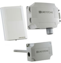 Greystone RH 2% Dual Humidity/Temperature Transmitters