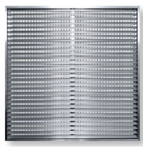 DALTL-30-CF 1 Inch Louvers with Channel Frame and 30 Degree Blades