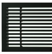 AG20 B Bar Linear Grilles In Black Matte