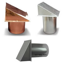 Metal Wall Hoods for Dryer Exhaust