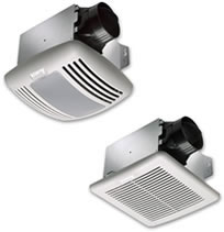 Delta BreezGreenBuilder Ceiling Mounted Bathroom Fans - 4" Duct