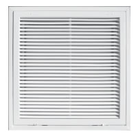 TRUaire 4020FG Series T-Bar Return Air Filter Grilles - Fixed Blade Face