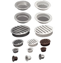 Lomanco Cirk-L-Vents Eyebrow Circular Intake Vents