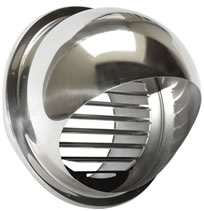 Seiho SFX-S Series STAINLESS Louvered Vent Caps With Hoods